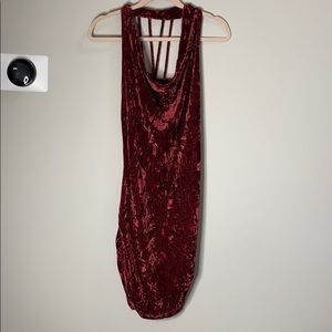 Velvet Fitted Night Dress